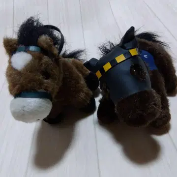 경마 라이스 샤워 신코우 라브리 봉제 인형 2개 세트