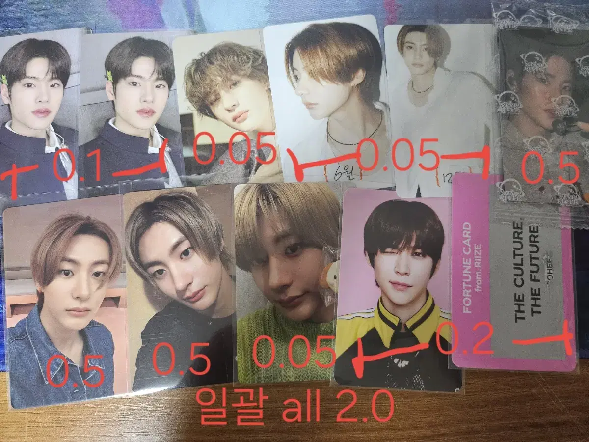 라이즈스타리버포츈앨포디아이콘허그특전양도판매쇼타로은석성찬원빈소희앤톤포카