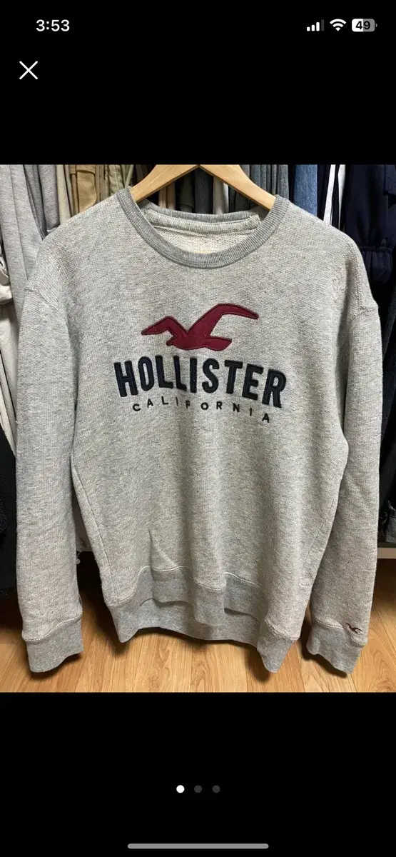 Hollister Waffle Sweatshirt