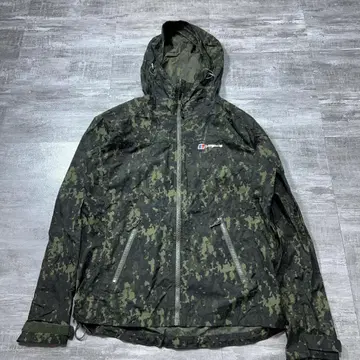 Berghaus 카모 패턴 나일론 자켓 마운틴 후드티 카모플라주 S