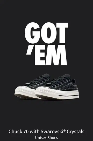 컨버스 Chuck 70 스와로 스니커즈