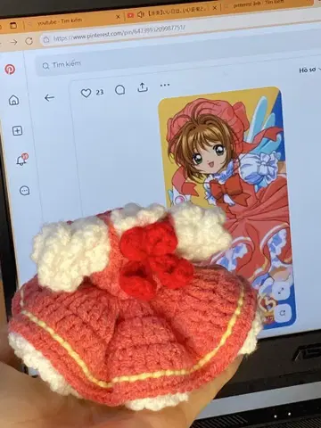 카드캡터 사쿠라 원피스 핸드메이드