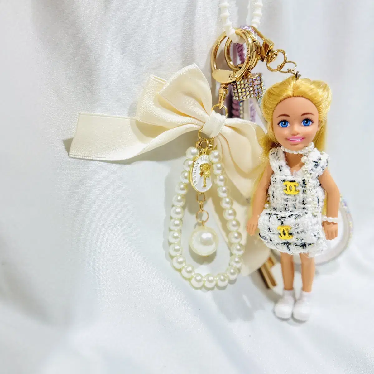 [정품] 마텔 바비 인형 키링 mattel 바비키링