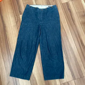 45R/45rpm 몽프티 데님 LUCIE 페인터 팬츠 데님 팬츠