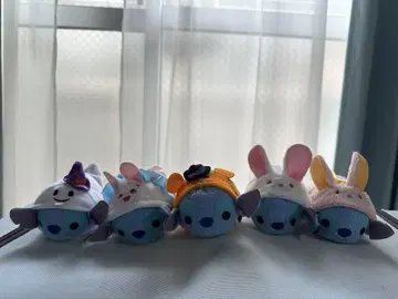 택 포함 새상품 디즈니 스티치 쯔무쯔무 봉제 인형 코스튬