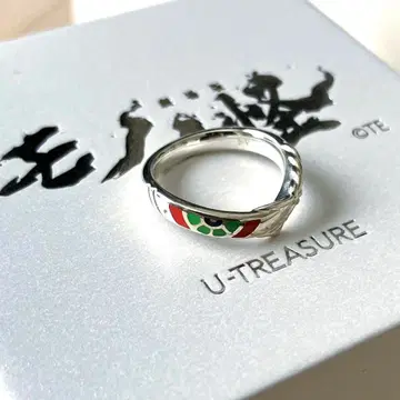 미사용 모노노카이 약장수 모티브 반지 실버 5호