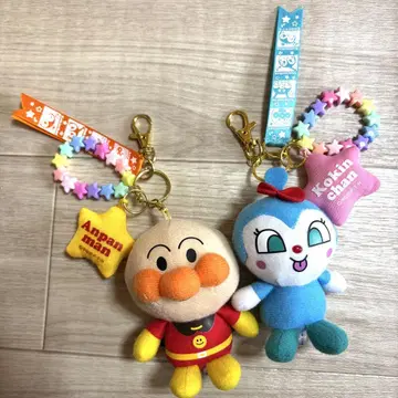 호빵맨 코킨짱 봉제 인형 키링