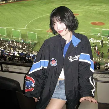 TOKYO SERIES 2025 배색 나일론 자켓 MLB 도쿄 시리즈