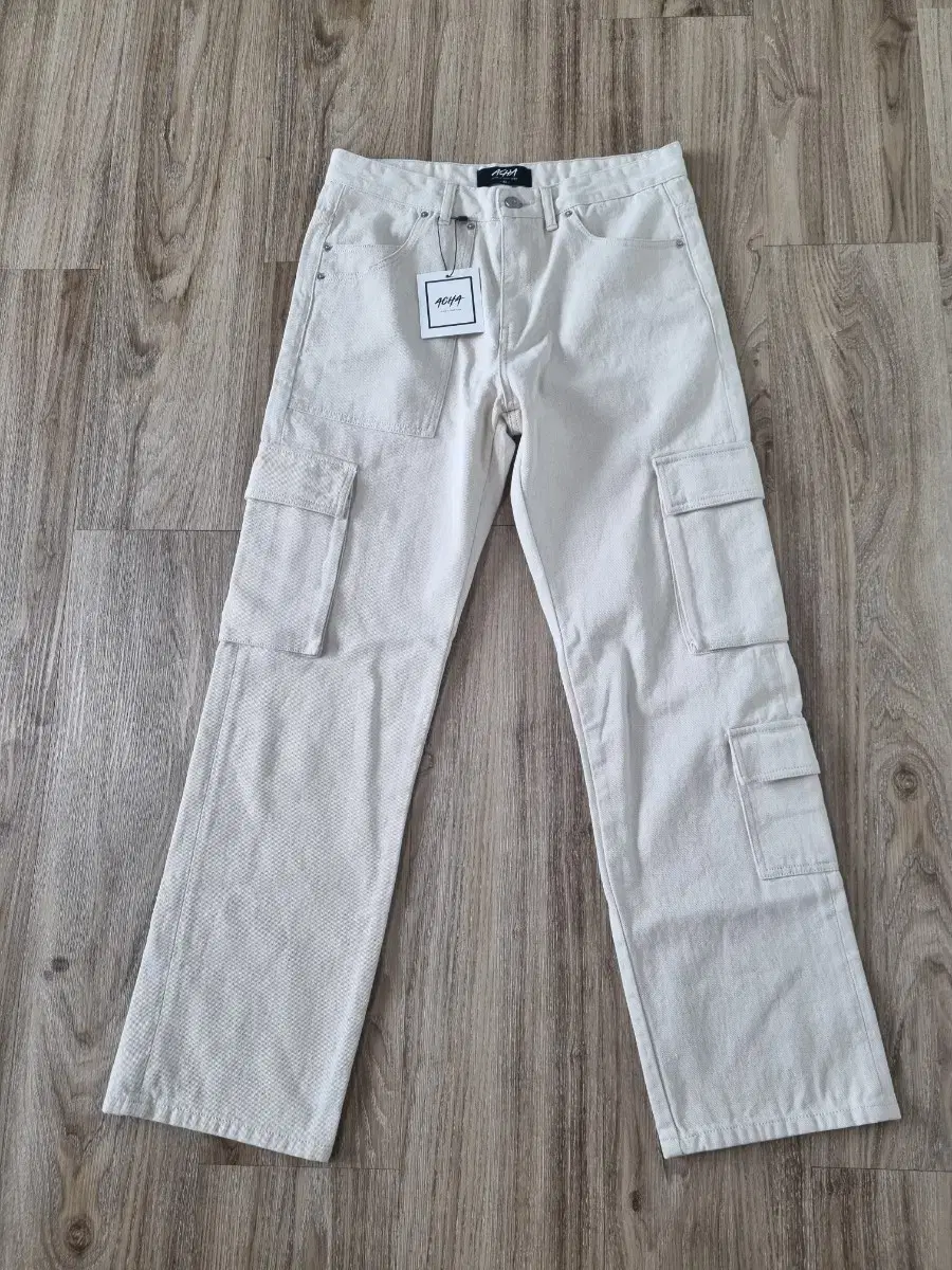 Men's ACHA semi-wide 8-pocket cargo pants 32