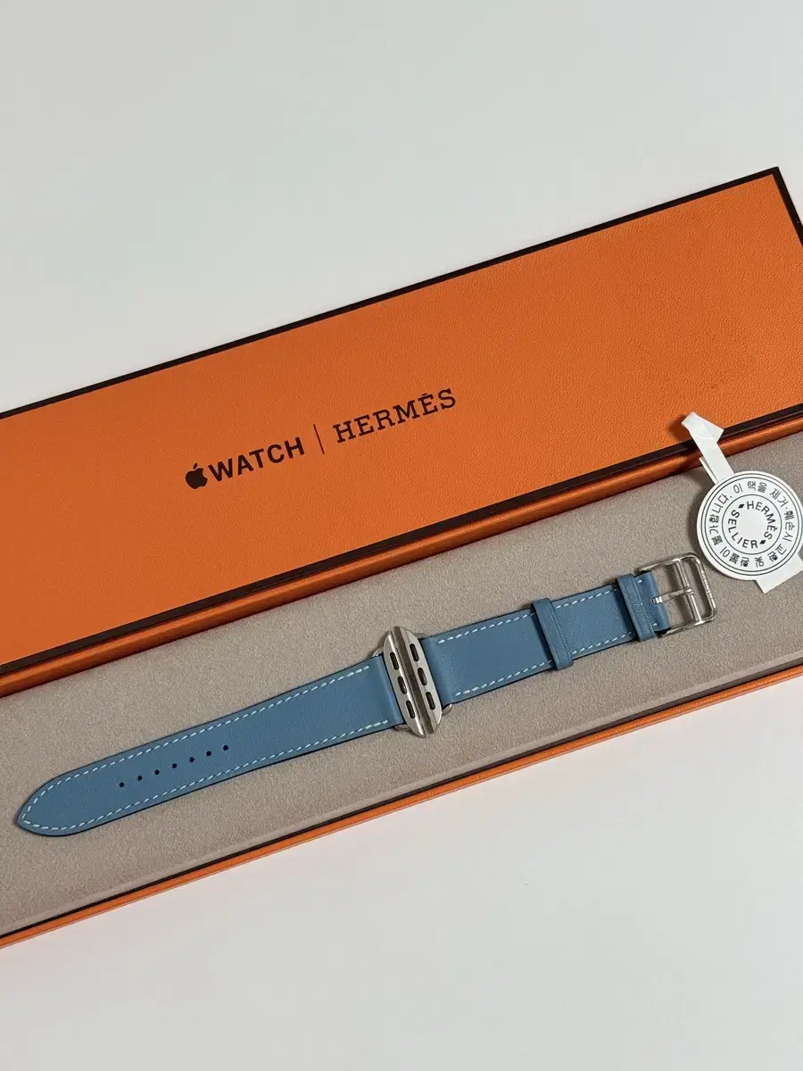 Apple Watch Hermes Strap Single Tour Bluejin