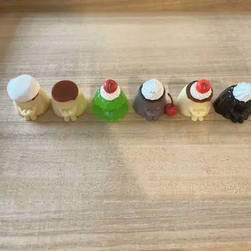 기다림 카페 푸딩의 경우 단단한 푸딩 6종 세트 가챠
