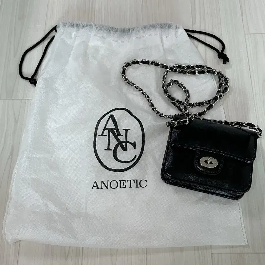 【ANOETIC】 ANC CLASSIC CHAIN MINI BAG ■関税込み■ Anoetic Classic Mini Shoulder Bag Chain Bag White (New) on