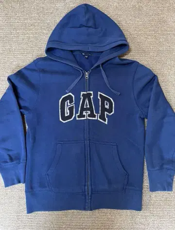 00S 갭 GAP 파랑 후드티 빅 로고 구제 의류 남성용 M 빅 루즈