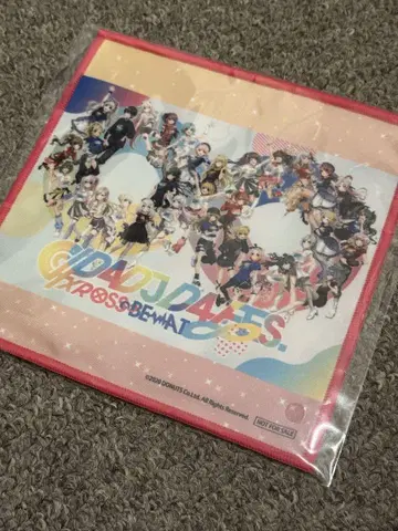 D4DJ Blu-ray 부속물 극세사 (미니 손수건 사이즈)