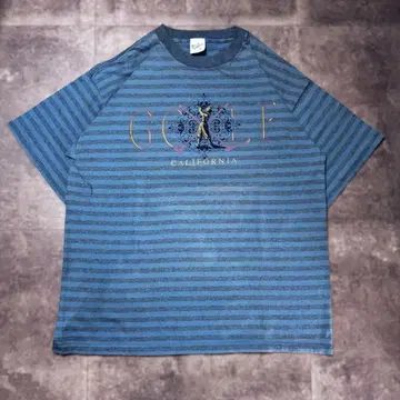 90's VelvaSheen 보더 티셔츠 XL 보더 무늬 USA제