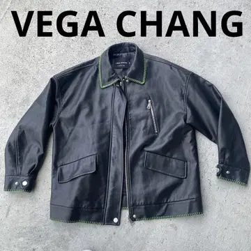 vega chang 오버 사이즈 블루종/M/ 인조 가죽