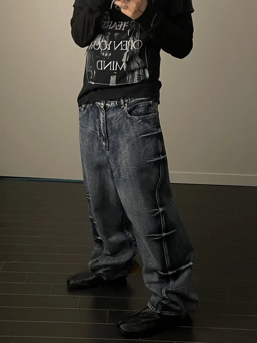 Maison Mined Wide Denim Pants