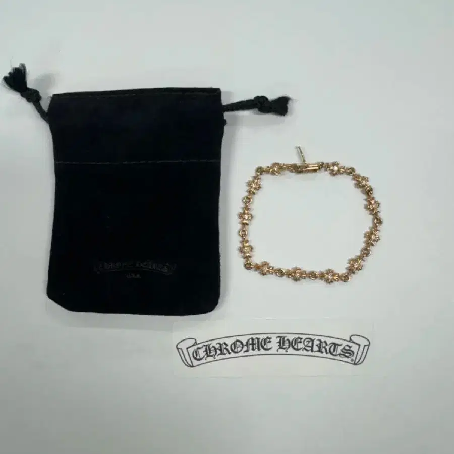 CHROME HEARTS | 크롬하츠 [Syndicate] Chrome Hearts Tiny e Plus Bracelet 12link  dia on Bunjang Global Site.