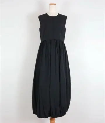 AULA AILA 벌룬 원피스 BLACK