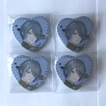 니지산지 Melty Valentine 코야나기 로우 하트 캔뱃지