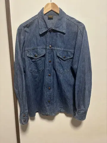 90s BIGYANK 데님 셔츠 L 빈티지