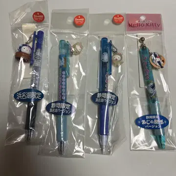 헬로키티 볼펜 샤프펜 4종 세트 시즈오카 하마나코