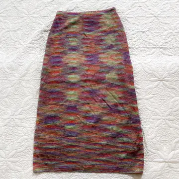MISSONI 미쏘니 롱 스커트 멀티 컬러 타이트 이탈리아제