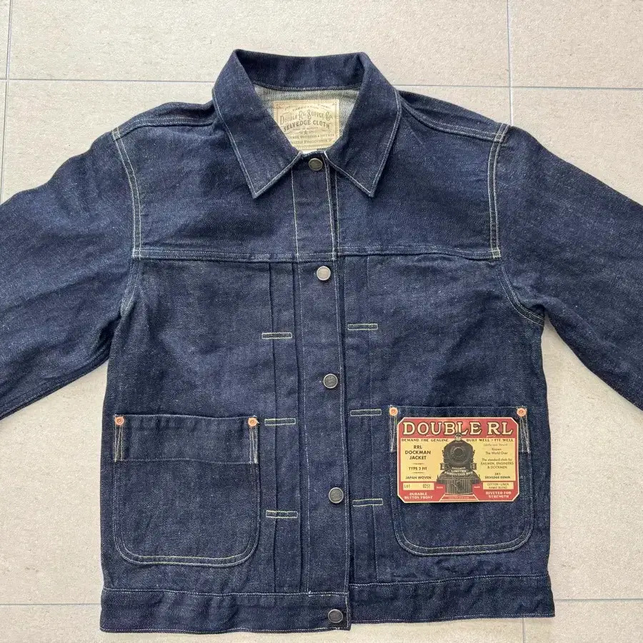 john　RRL ダブルアールエル Embroidered Jacket RRL Ralph Lauren (ダブルアールエル) 日本製生地使用 本藍染め