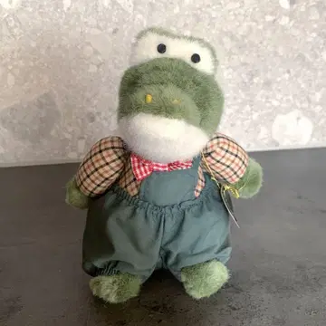 빈티지 쇼와 레트로 레어 레어 악어 봉제 인형