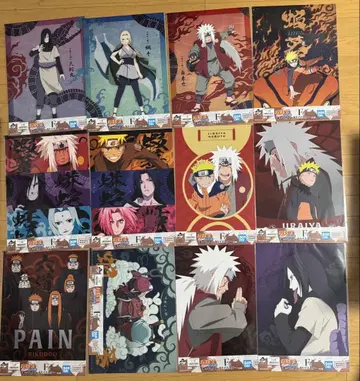 제일복권 NARUTO 나루토 질풍전 전설의 삼닌 F상 클리어 포스터