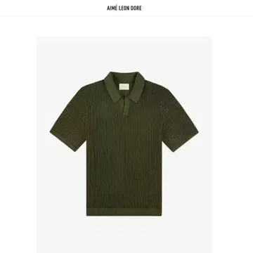 AIME LEON DORE 2025S/S MESH KNIT POLO | 브랜드 중고거래 플랫폼