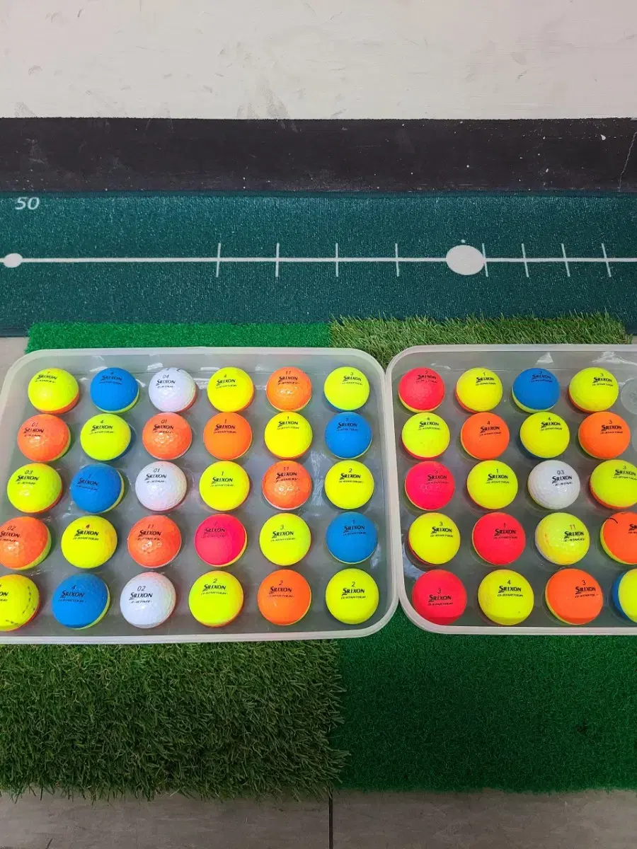 [Free Shipping] Srixon Divide vahnvahn Used Golf Balls, 50 balls (0527)