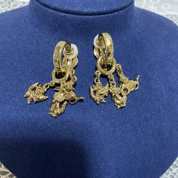 빈티지 골드 고져스 고양이 흔들리는 귀여운 빅 사이즈 귀걸이