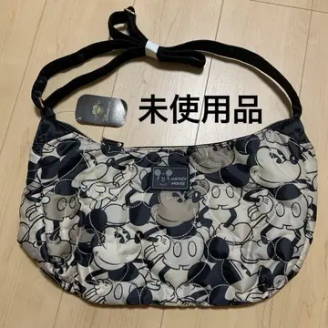 미키 프린트 숄더백