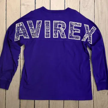AVIREX 아비렉스 크루넥 맨투맨 빅 로고 프린트
