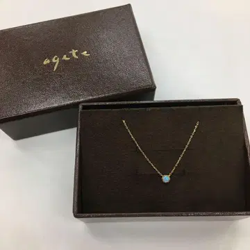 아가트 목걸이 K10 오팔 골드 액세서리