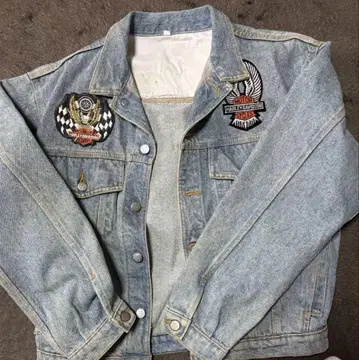 80~90us 초레어 Harley Davidson 데님 자켓