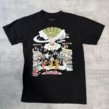 GREEN DAY 그린 데이 티셔츠 밴드 티셔츠 밴 티 락
