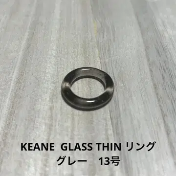 Plage KEANE / 킨 GLASS THIN 반지 그레이 13호