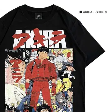 AKIRA 아키라 XL 반팔 티셔츠 애니메이션 영화 무비 T 금타