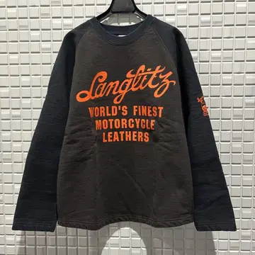Langlitz Leathers 랭글리츠 가죽 래글런 맨투맨