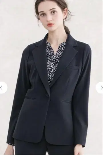 kay me 연중무휴 소재 스마트 스트레치 네이비 롱 테일러드 자켓