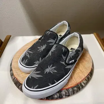 Vans VAN DOREN 슬립온 팜 리프 린넨 27cm 건자