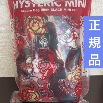 미사용 새상품 HYSTERIC MINI 스퀘어 토트백 무크 도서 블랙