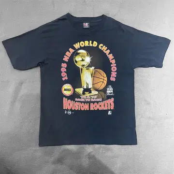 90년대 NBA 챔피온 휴스턴 로케츠 빈티지 티셔츠 XL