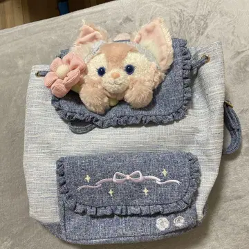 상하이 디즈니 리나벨 봉제 인형 백팩 백팩