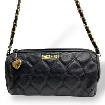 새상품급 MOSCHINO 모스키노 체인 숄더백 퀼팅 블랙