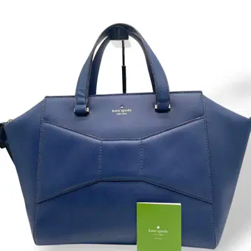 새상품급 Kate spade 케이트 스페이드 핸드백 가죽 블루