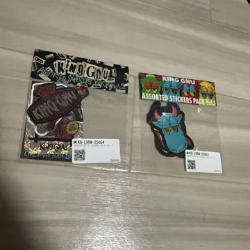 미개봉 새상품 2종 세트 KINGGNU STICKERS PACK 스티커