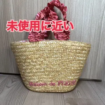 Maison de FLEUR 카고 백 여름 핑크 미사용에 가까운 새상품급